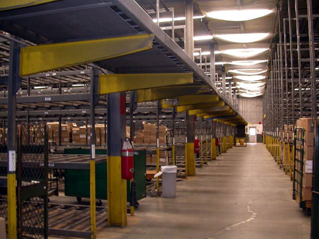 conveyor and racking 