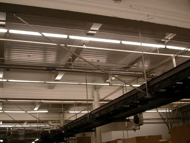 conveyor suspended from ceiling